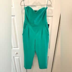 Express Elegant Green Turquoise Jumpsuit